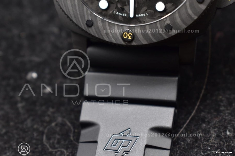 VSF Dial Carbotech Rubber Strap Edition Best 1:1 On 985 PAM1324 P Black Black WellDesigned 0308